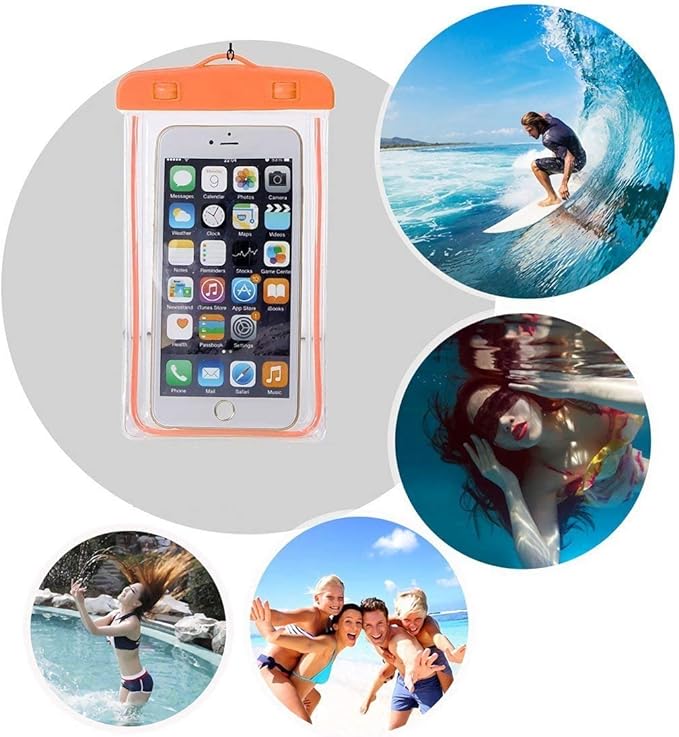 Universal Waterproof Phone Pouch | Touchscreen Dry Bag Case for All Smartphones