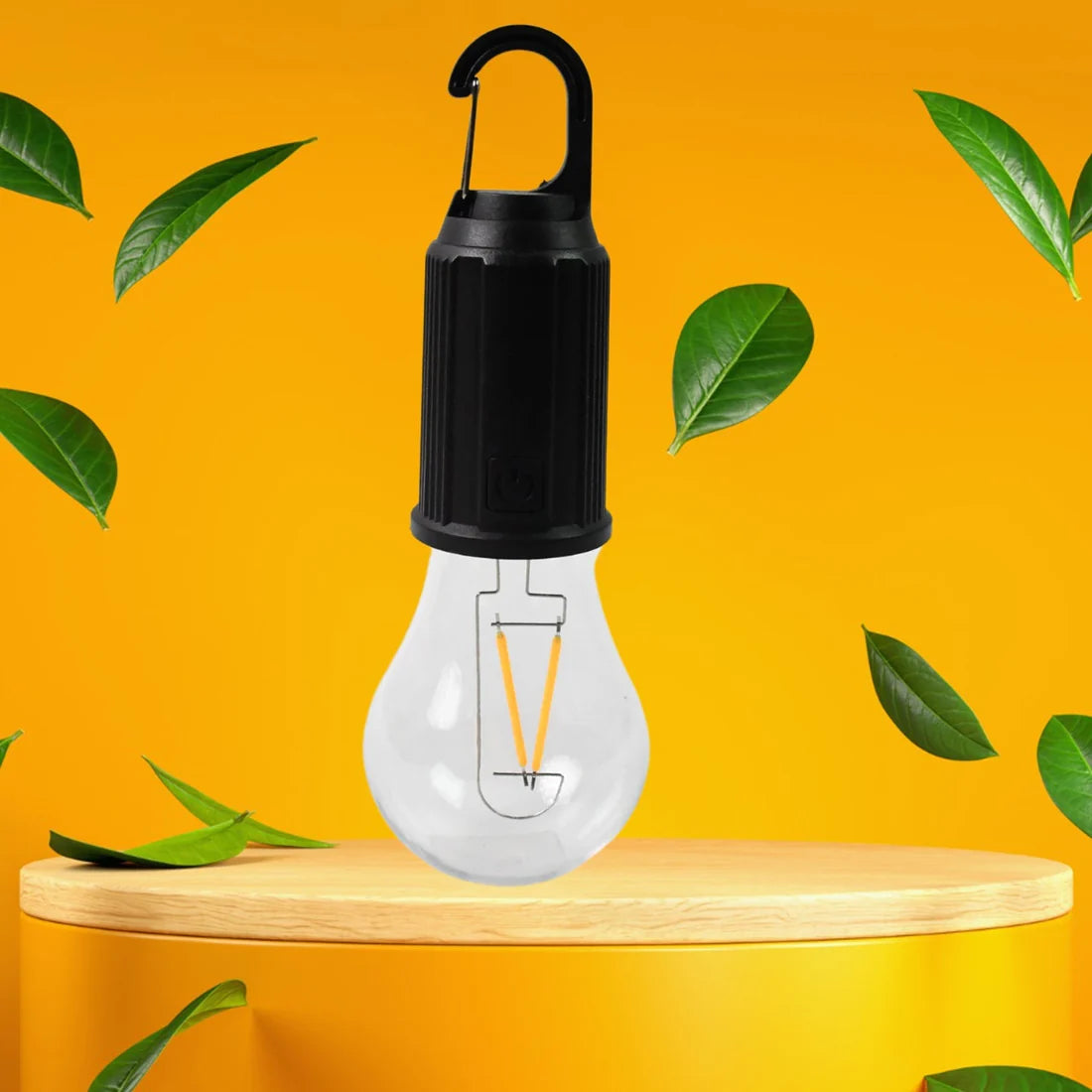 LED Hanging Camping Bulb Lights (Pack of 2) | 3 Lighting Modes Portable Tent Lamps