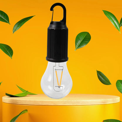 LED Hanging Camping Bulb Lights (Pack of 2) | 3 Lighting Modes Portable Tent Lamps