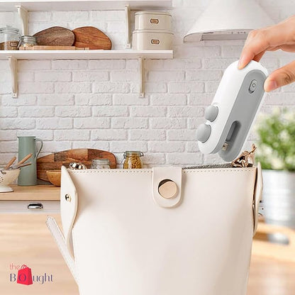 2-in-1 Portable Mini Bag Sealer | USB Rechargeable Heat Sealer & Cutter