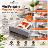 Mini Foldable Mop for Kitchen | Compact Multipurpose Cleaning Mop