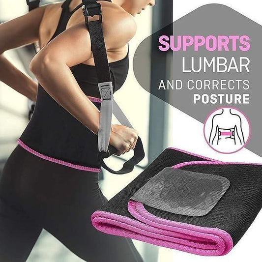 Adjustable Waist Trimmer Belt | Sweat Belt for Workout, Fitness & Waist Support