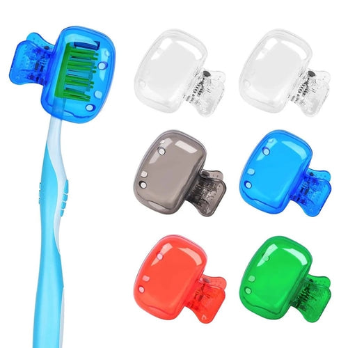 Portable Toothbrush Travel Case (Pack of 4) | Hygienic Toothbrush Protector Holder
