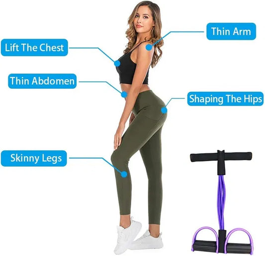 Yoga Pedal Puller Resistance Band | Full Body Fitness & Exercise Trainer