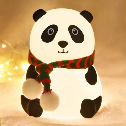 Cute Panda Night Light Lamp | Soft LED Bedside Lamp for Kids & Room Décor
