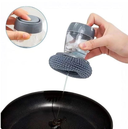 2-in-1 Liquid Soap Dispensing Cleaning Brush (Pack of 2)