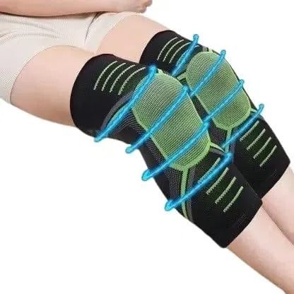 Compression Knee Sleeves (Pair) | Knee Support for Sports, Gym & Daily Activities