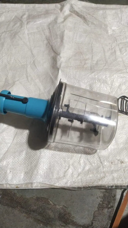 Manual Fruit & Vegetable Chopper | Multi-Purpose Pull Cord Food Chopper