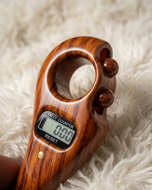 JapCounter™ Digital Jaap Mala | Electronic Finger Tally Counter for Mantra Chanting