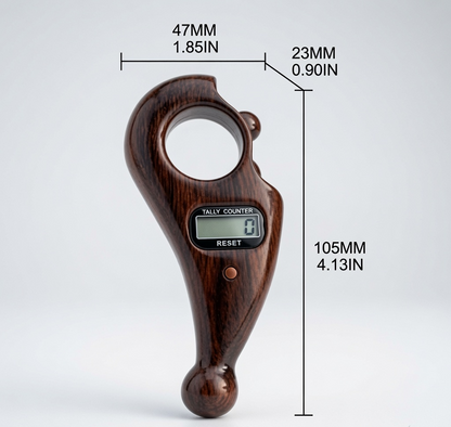 JapCounter™ Digital Jaap Mala | Electronic Finger Tally Counter for Mantra Chanting