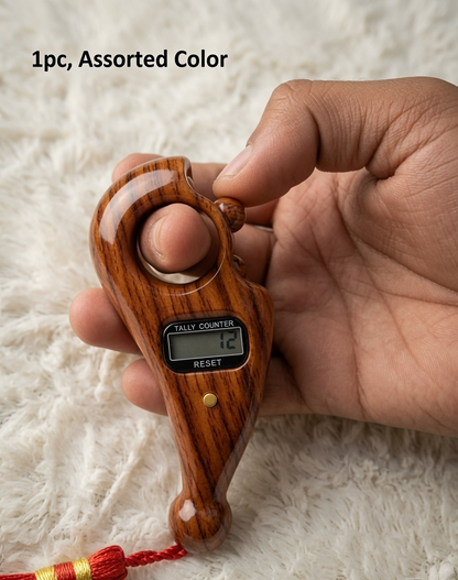 JapCounter™ Digital Jaap Mala | Electronic Finger Tally Counter for Mantra Chanting